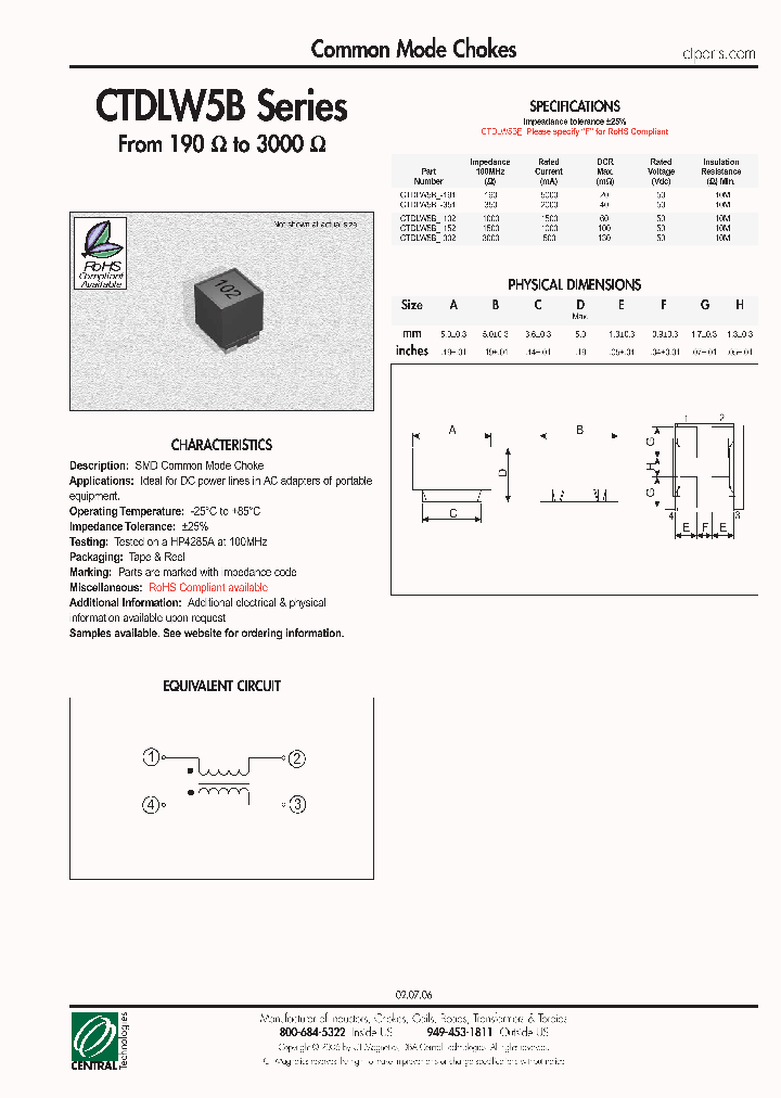 CTDLW5B-302_7900549.PDF Datasheet