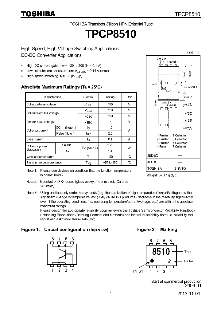 TPCP8510_7905169.PDF Datasheet