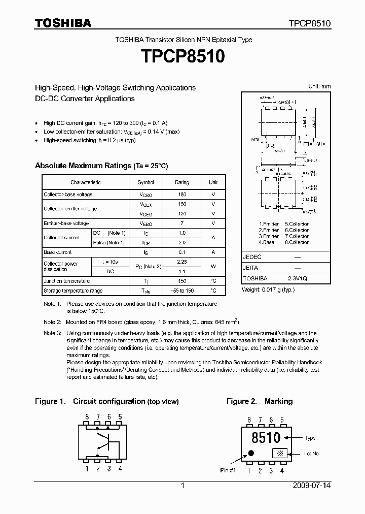 TPCP8510_7905221.PDF Datasheet