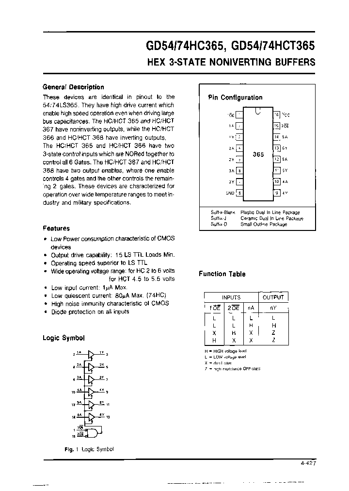 GD74HC365_7905564.PDF Datasheet