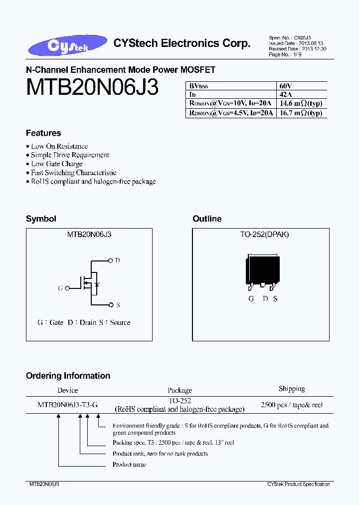 MTB20N06J3_7907715.PDF Datasheet