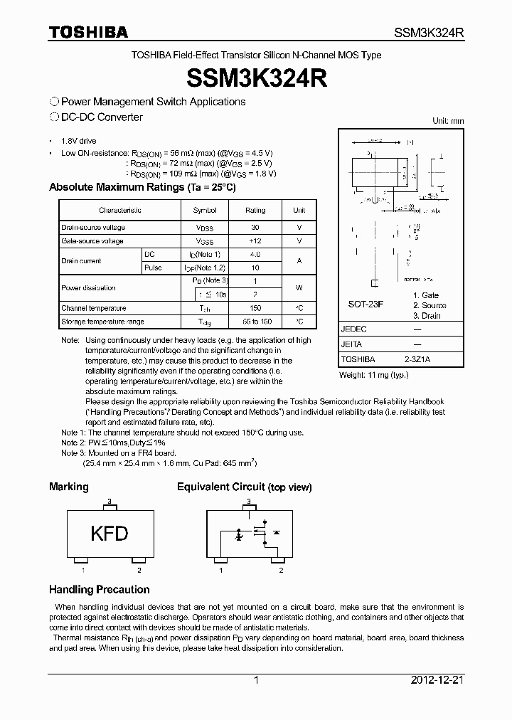 SSM3K324R_7910919.PDF Datasheet