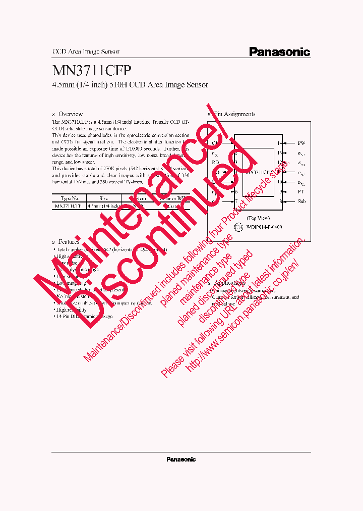 MN3711CFP_7911881.PDF Datasheet