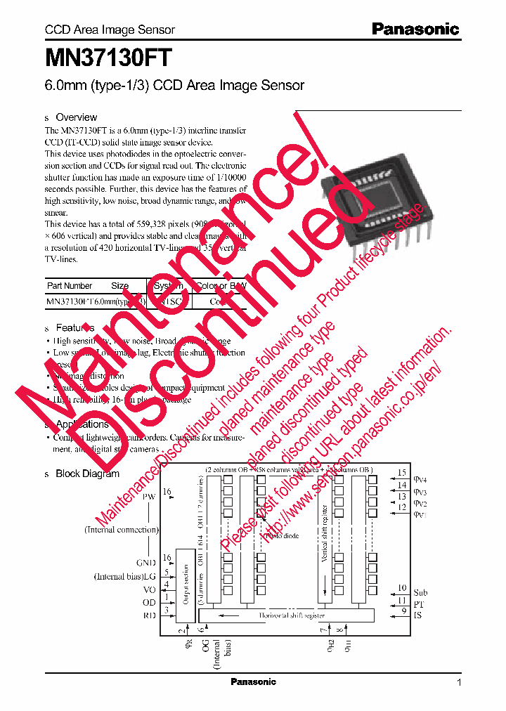 MN37130FT_7911882.PDF Datasheet