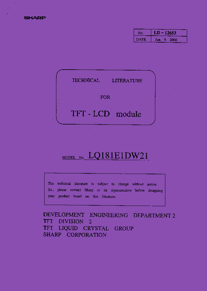 LQ181E1DW21_7785714.PDF Datasheet