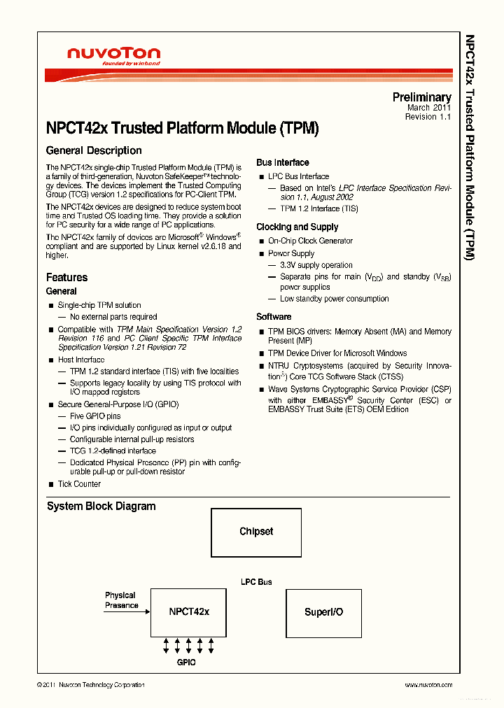 NPCT42X_7786535.PDF Datasheet