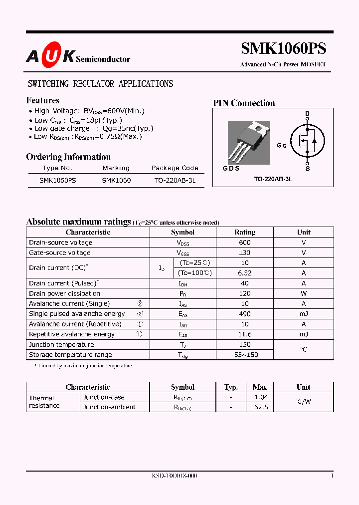 SMK1060PS_7785252.PDF Datasheet