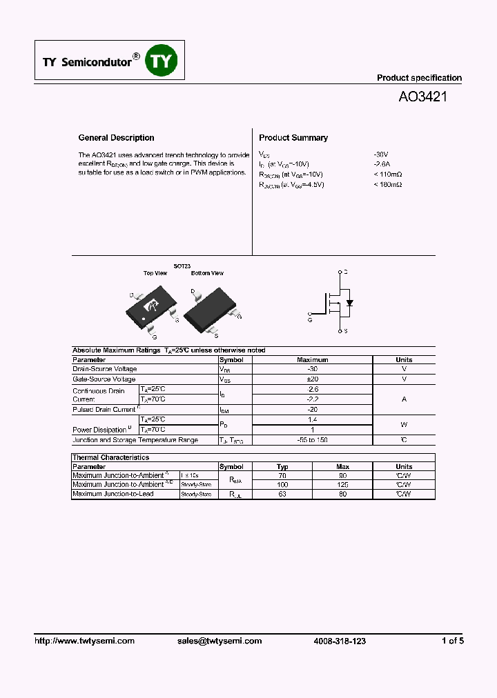 AO3421_7915018.PDF Datasheet
