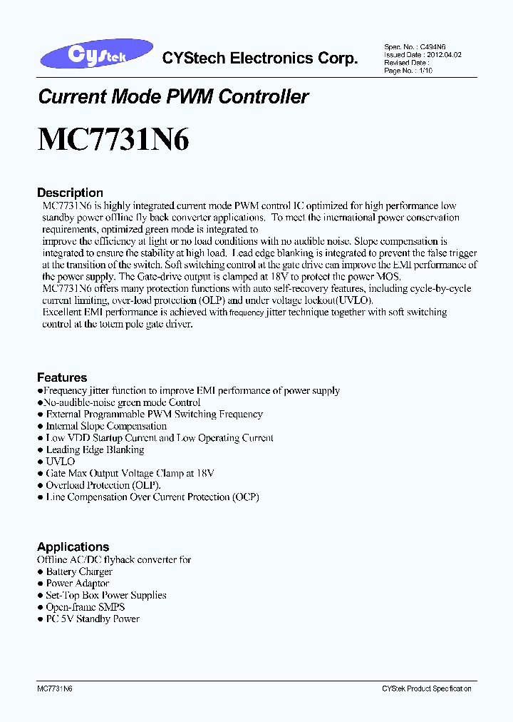 MC7731N6_7923823.PDF Datasheet