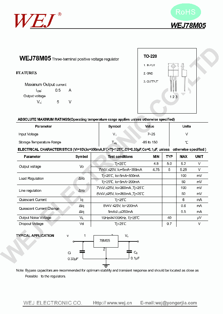 WEJ78M05-TO-220_7925137.PDF Datasheet