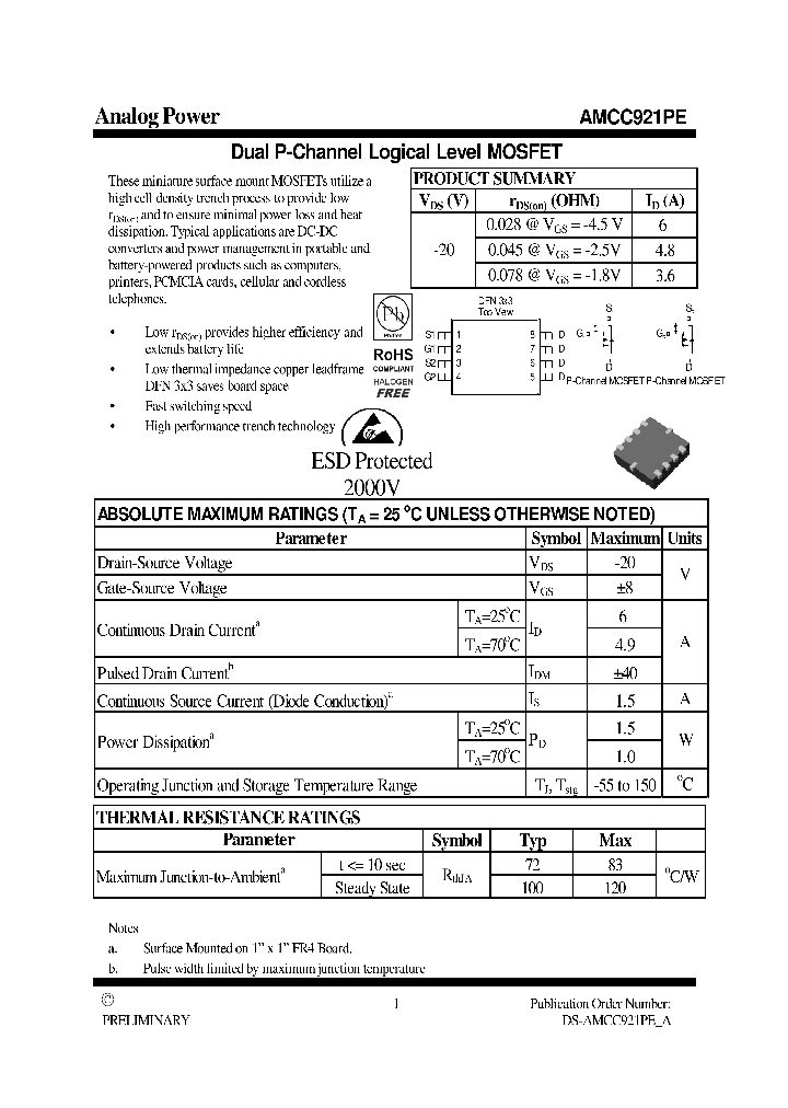 AMCC921PE_7929940.PDF Datasheet