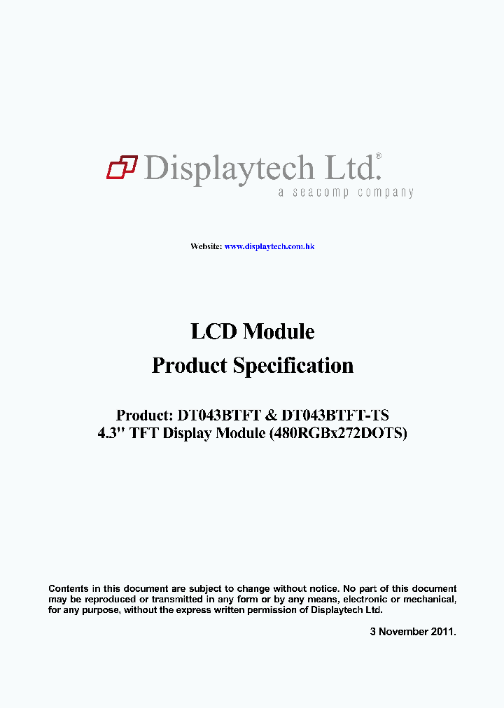 DT043BTFT_7931554.PDF Datasheet