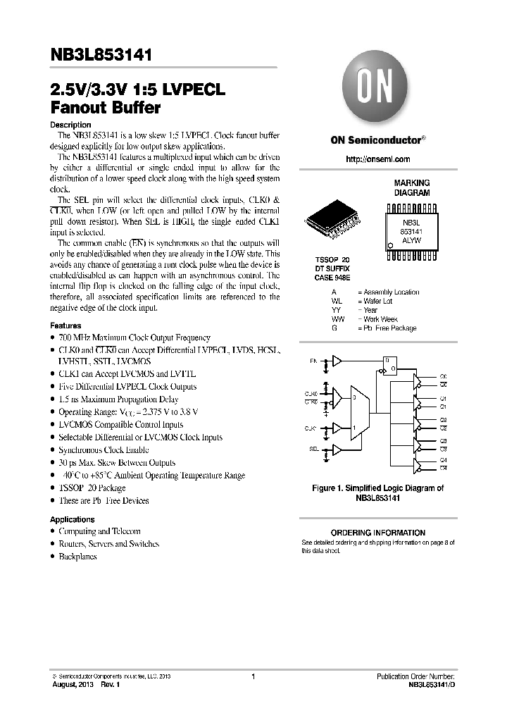 NB3L853141_7931982.PDF Datasheet
