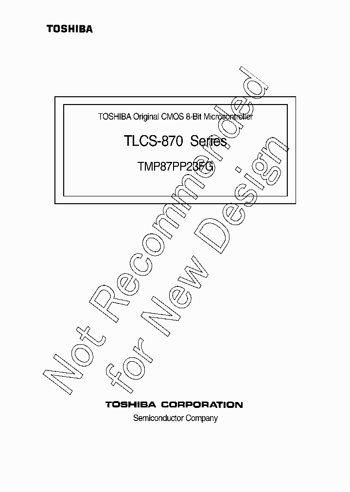 TMP87PP23FG_7932320.PDF Datasheet