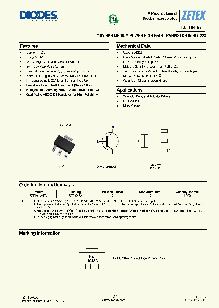 FZT1048A_7939497.PDF Datasheet