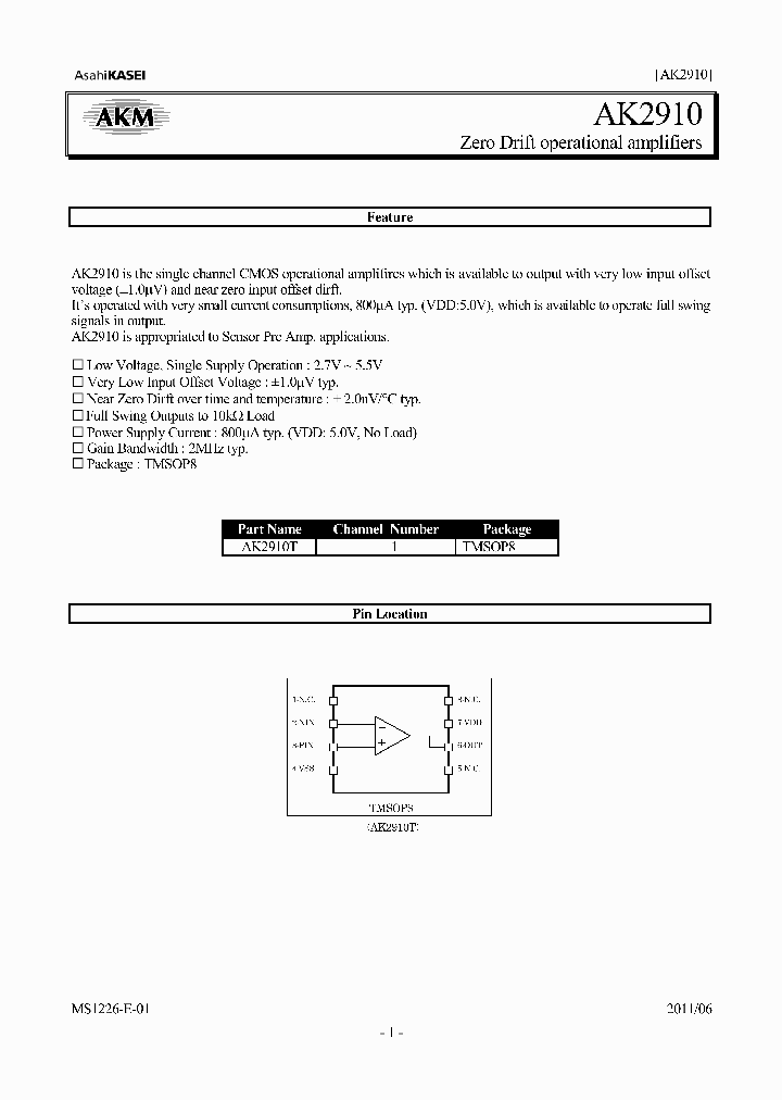 AK2910_7787282.PDF Datasheet