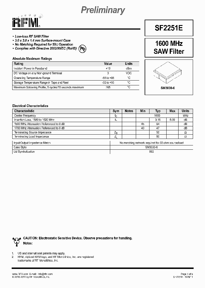 SF2251E_7954665.PDF Datasheet