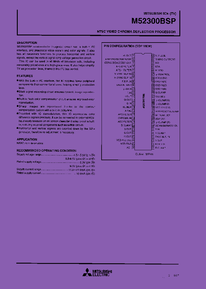 M52300BSP_7960529.PDF Datasheet