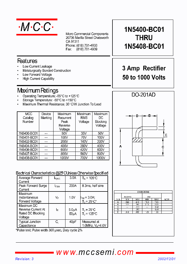 1N5402-BC01-TP_7976332.PDF Datasheet