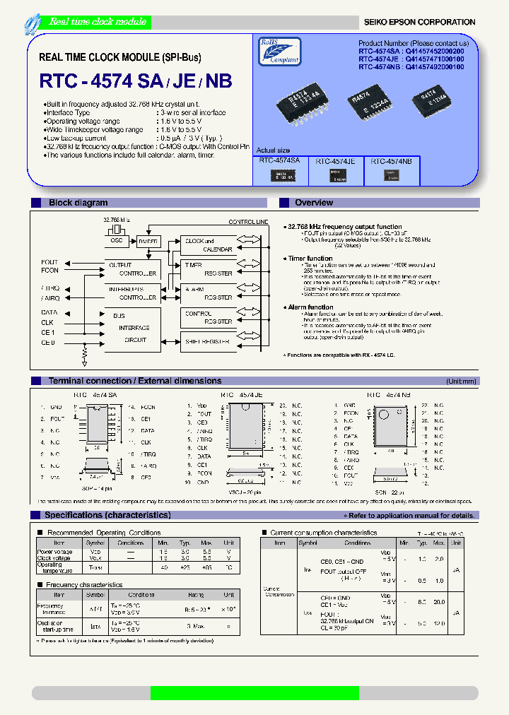 RTC-4574_8000484.PDF Datasheet