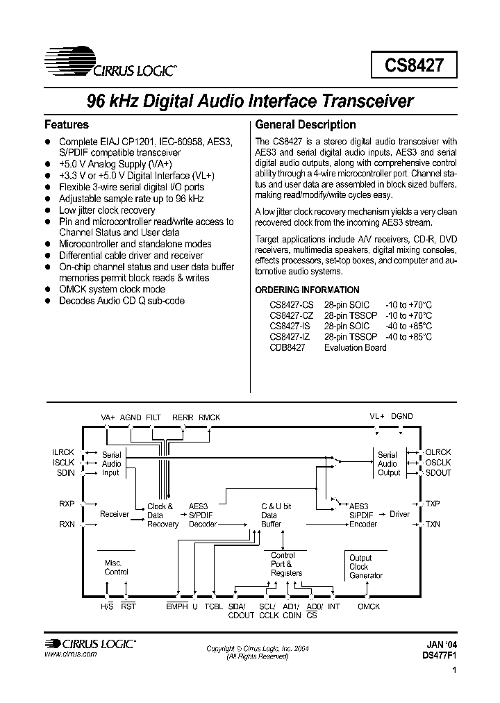 CS8427-IS_8003586.PDF Datasheet