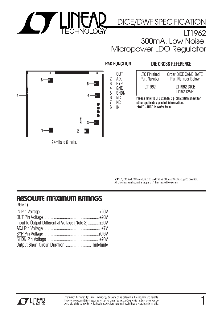 LT1962DWF_8007185.PDF Datasheet