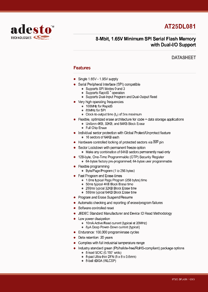 AT25DL081-SSHN-B_8012434.PDF Datasheet