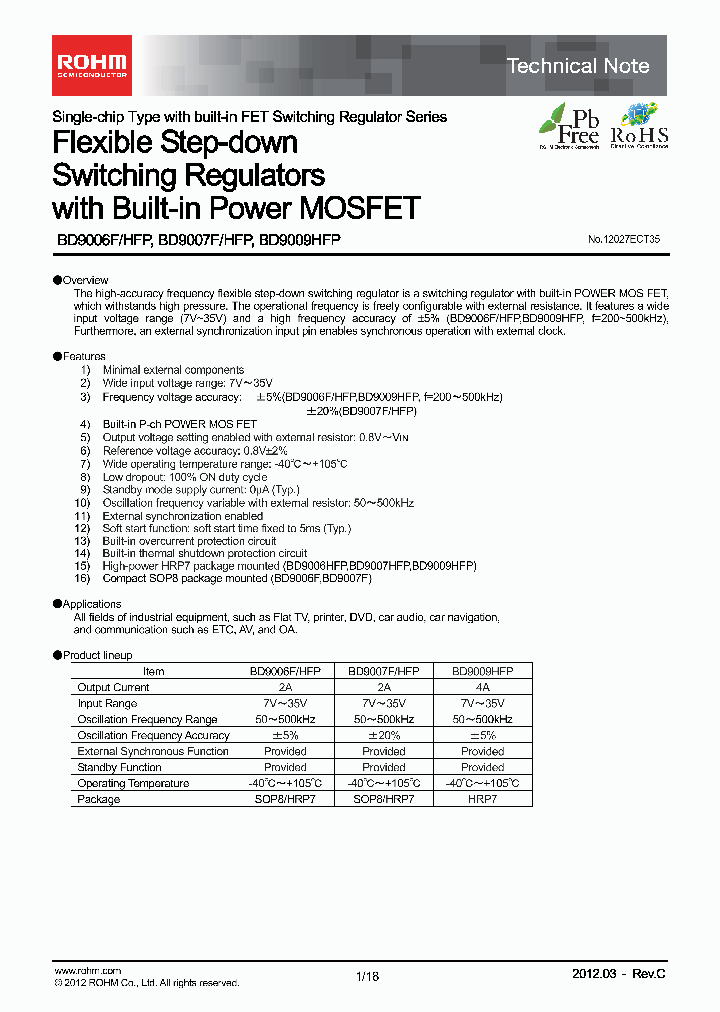 BD9007HFP-TR_8014213.PDF Datasheet