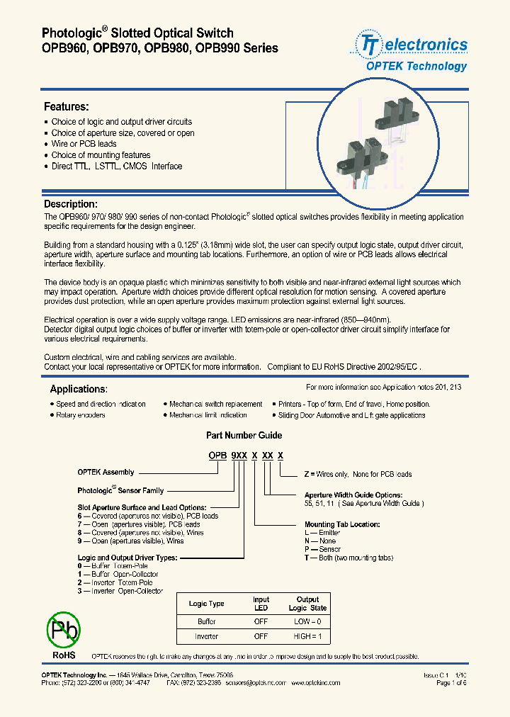 OPB981N51Z_8020562.PDF Datasheet