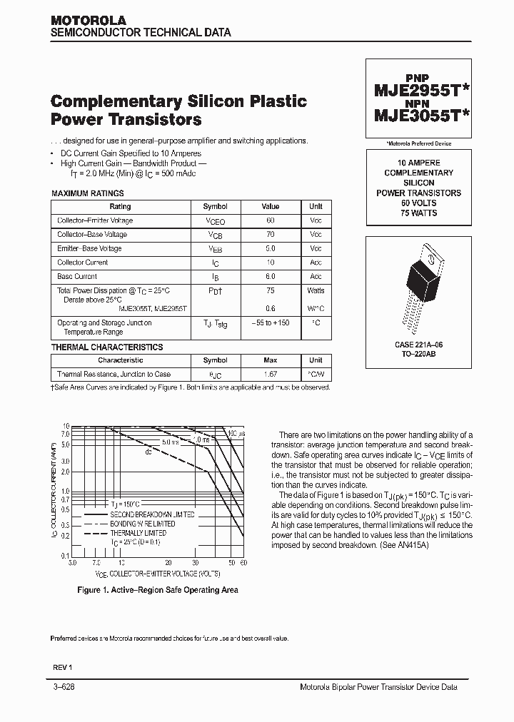 MJE2955TAF_8021255.PDF Datasheet