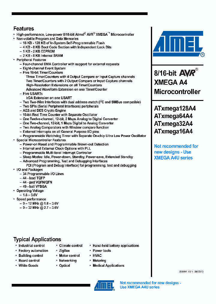 ATXMEGA32A4-14_8022266.PDF Datasheet