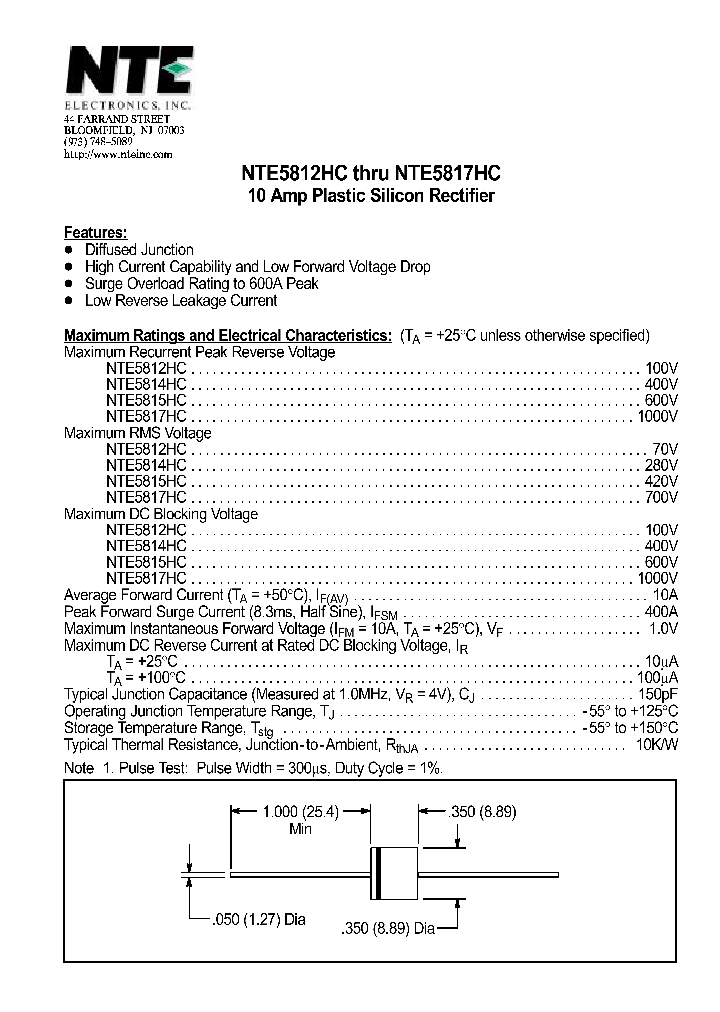 NTE5817HC_8030410.PDF Datasheet