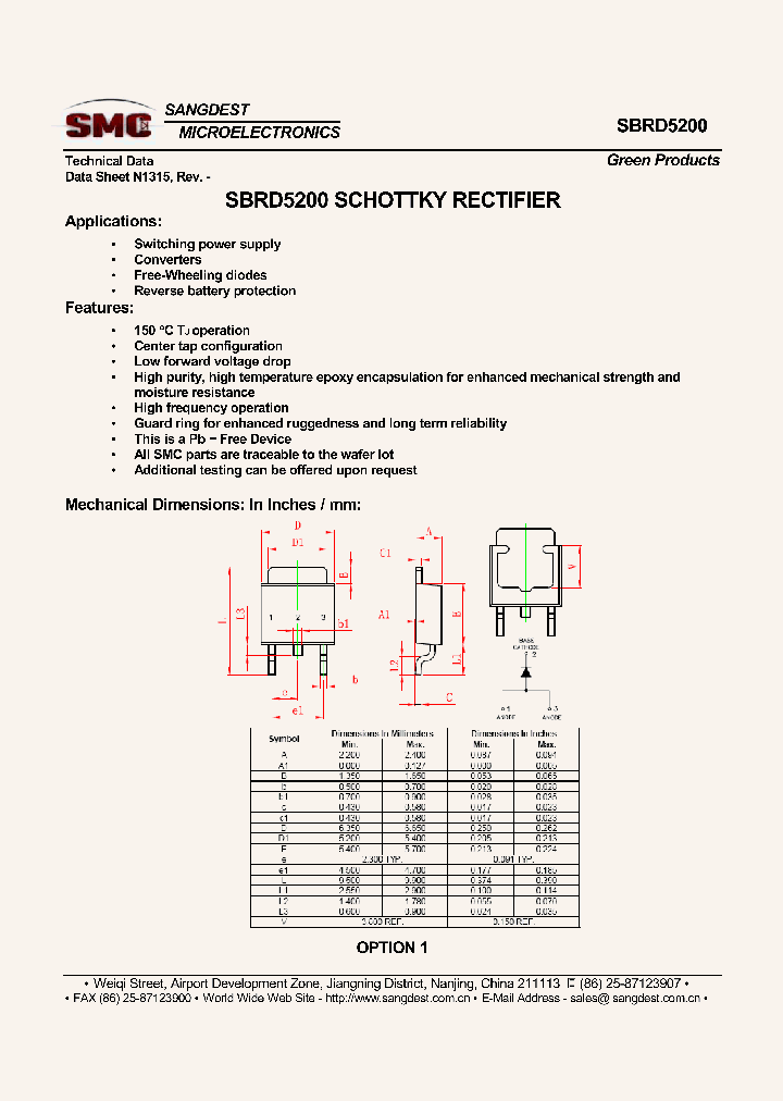SBRD5200_8031686.PDF Datasheet