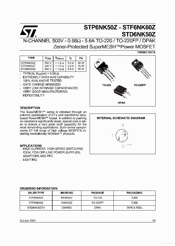 STF6NK60Z_7812426.PDF Datasheet