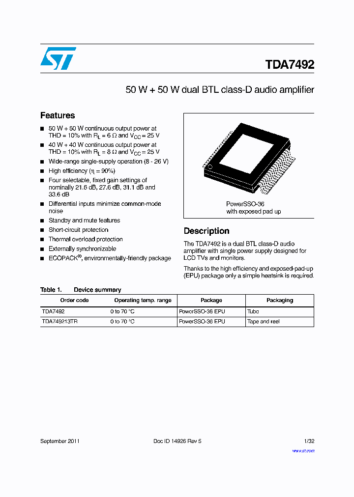 TDA749213TR_8034059.PDF Datasheet