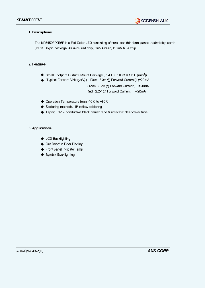 KP545R66E6F_8036100.PDF Datasheet