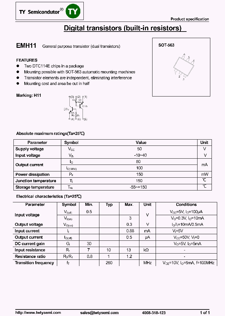 EMH11_8040456.PDF Datasheet