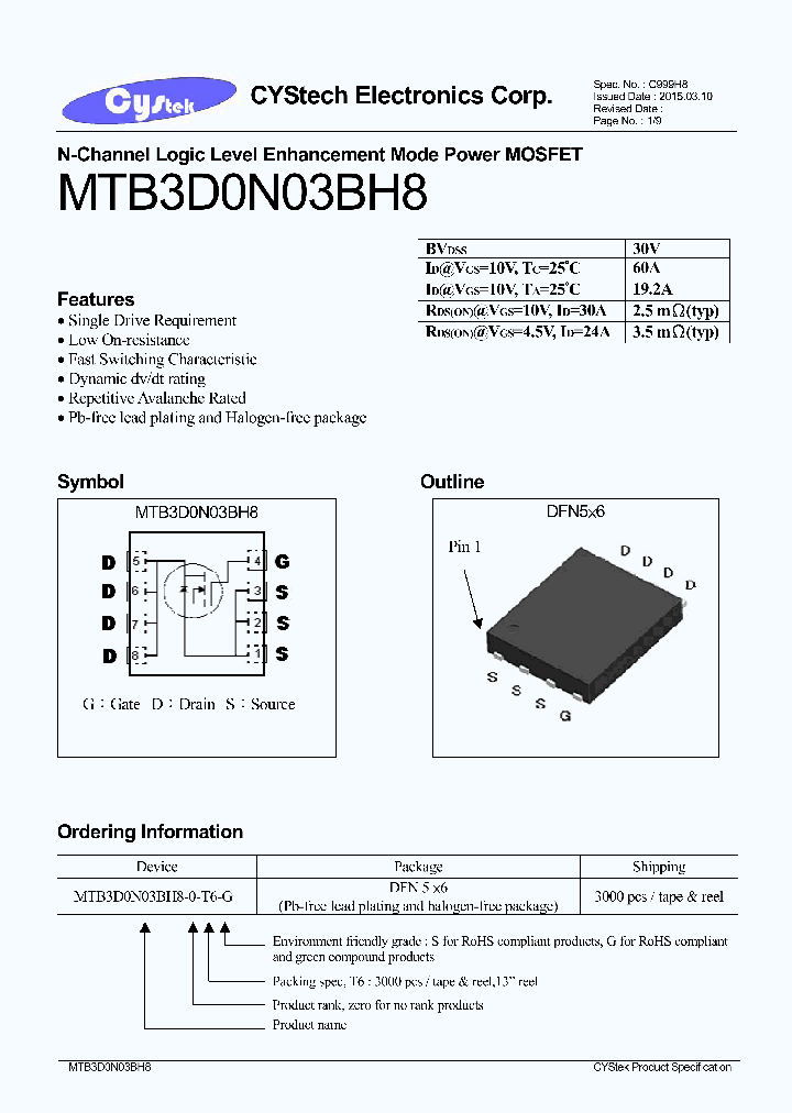 MTB3D0N03BH8-0-T6-G_8040870.PDF Datasheet