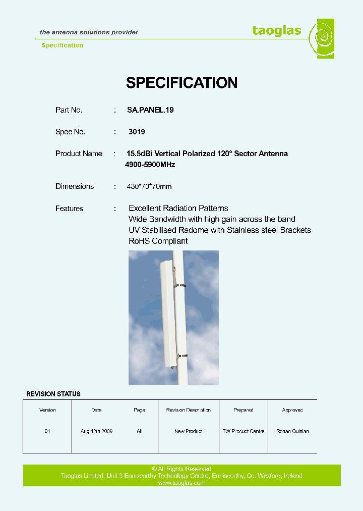 SAPANEL19_8042440.PDF Datasheet