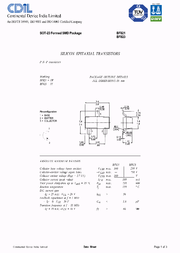 BF821_8046158.PDF Datasheet