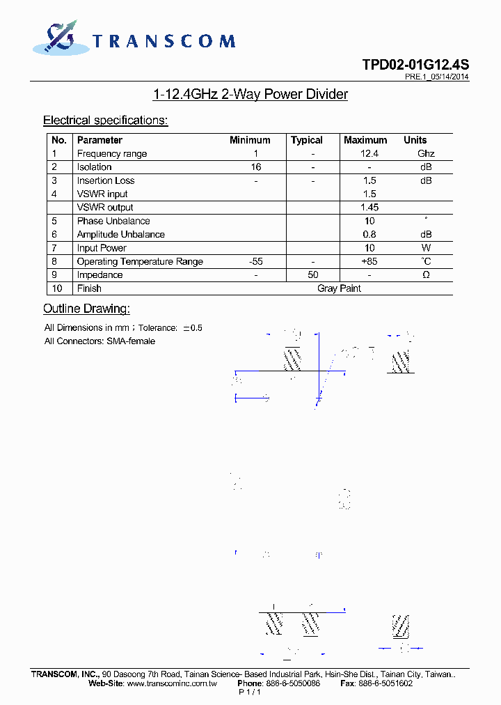 TPD02-01G124S_8048085.PDF Datasheet