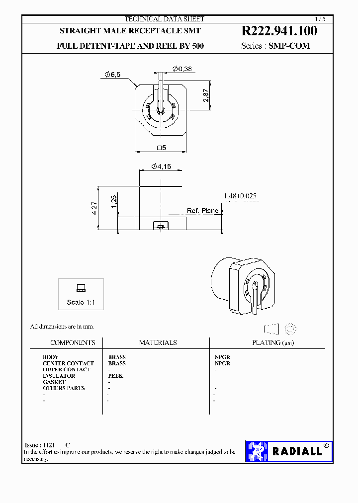 R222941100_8050411.PDF Datasheet