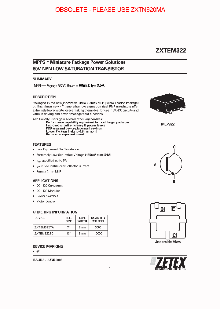 ZXTEM322TC_8054944.PDF Datasheet