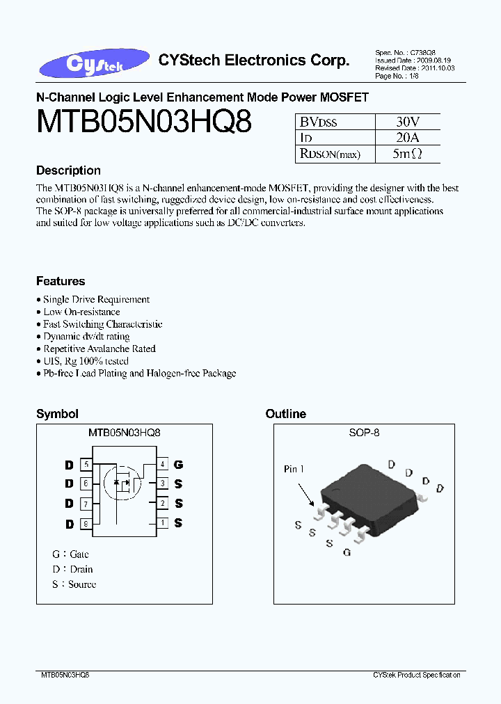 MTB05N03HQ8_8056103.PDF Datasheet