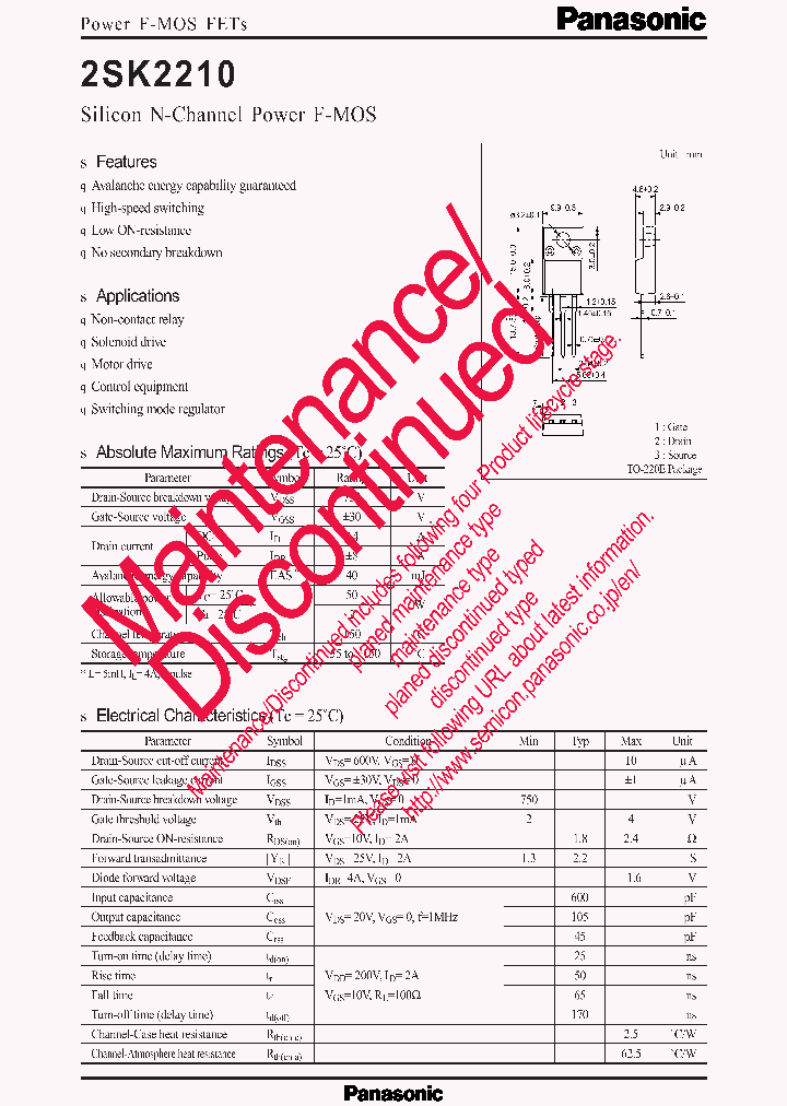 2SK2210_8061053.PDF Datasheet