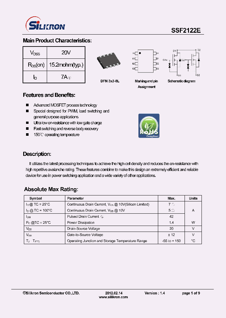 SSF2122E_8068165.PDF Datasheet