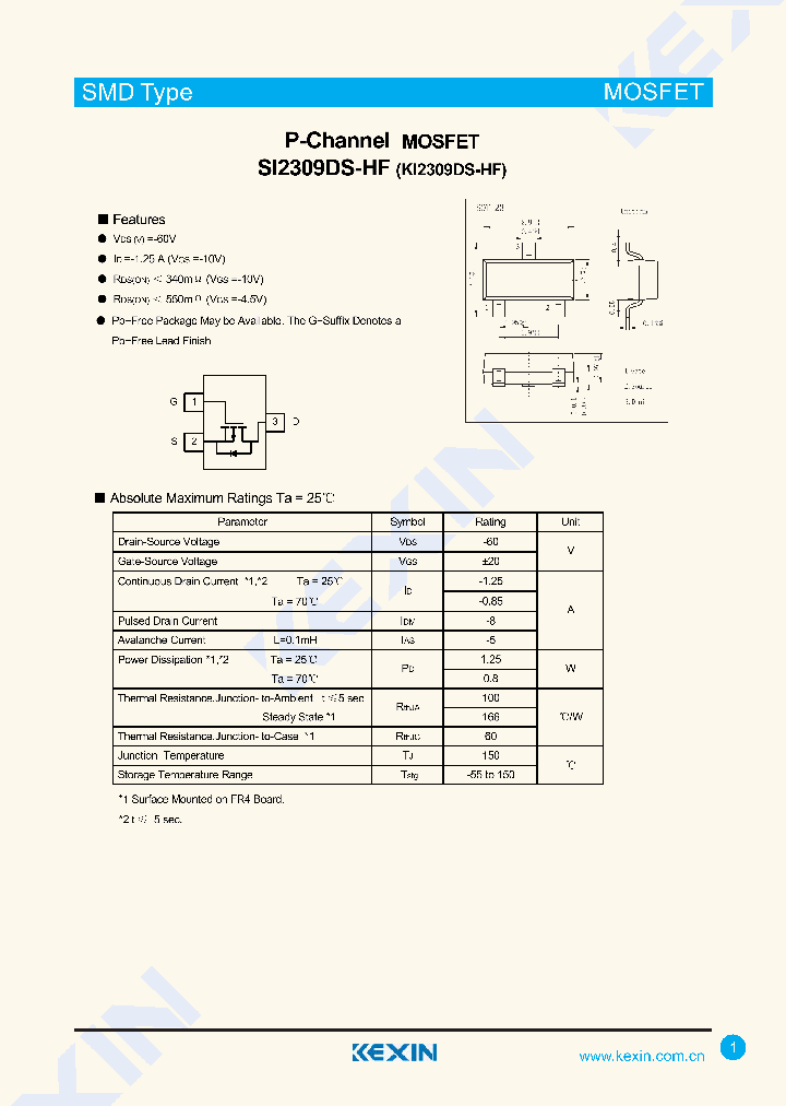 SI2309DS-HF_8081486.PDF Datasheet