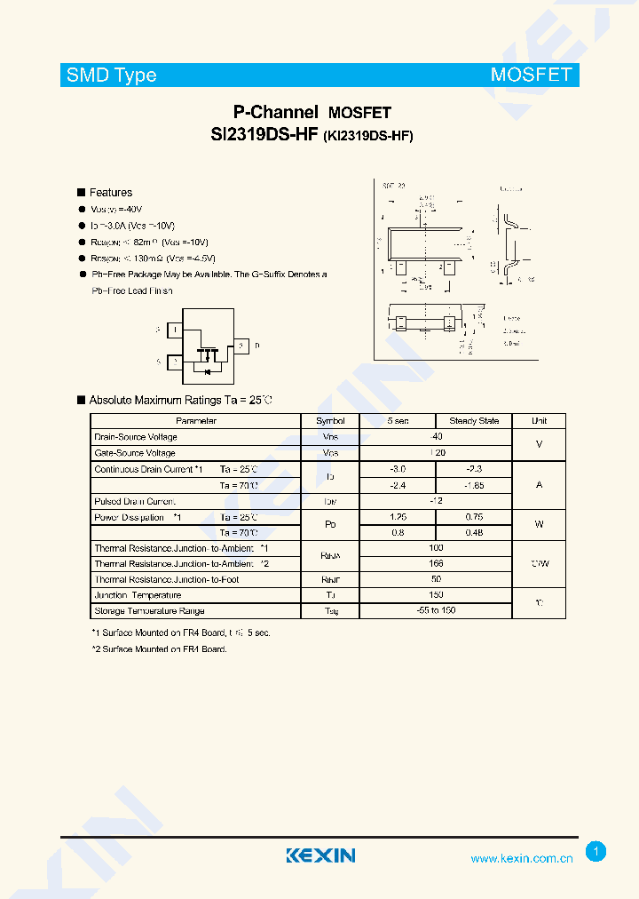 SI2319DS-HF_8081488.PDF Datasheet