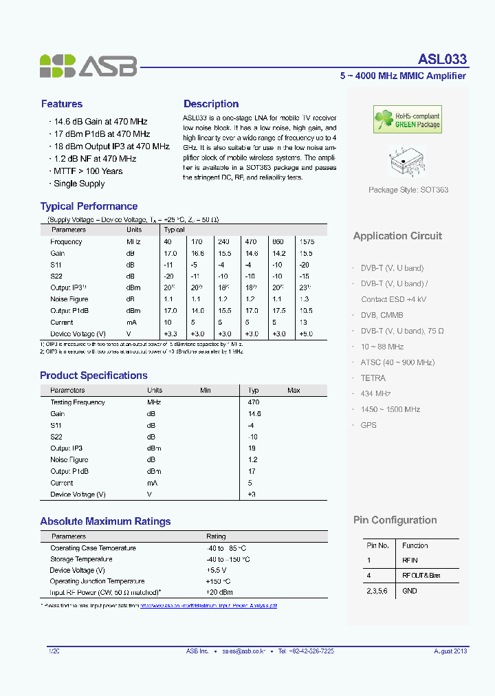 ASL033-13_8091143.PDF Datasheet