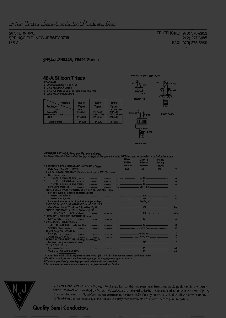 2N5441_8096909.PDF Datasheet